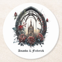 Château de fantasy sombre fenêtre gothique mariage
