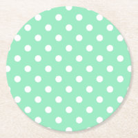 Chiffres blancs classiques Elégant Vert menthe bla