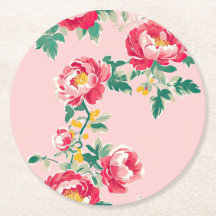 Chinoiserie rose et rouge