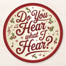 Christmas Lyric Coaster