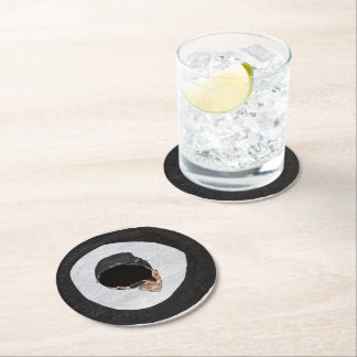 Dessous-de-verre Rond En Papier cible déchirures