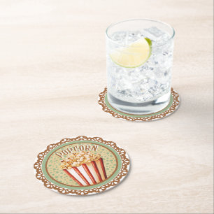 Dessous-de-verre Rond En Papier Cirque Bébé