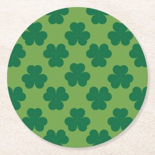 Dessous-de-verre Rond En Papier Clover