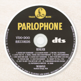 Dessous-de-verre Rond En Papier Coasters - Revolver