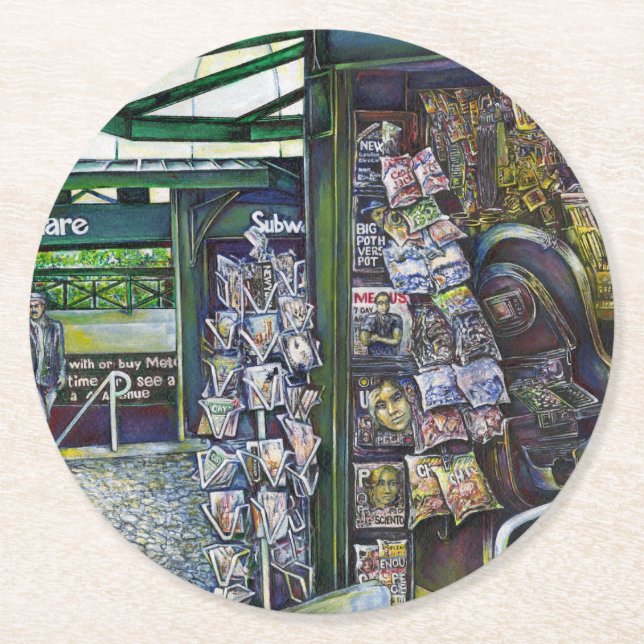 Dessous-de-verre Rond En Papier Comment Est-Ce Qu'Une Image, Sans imagination ? (Devant)