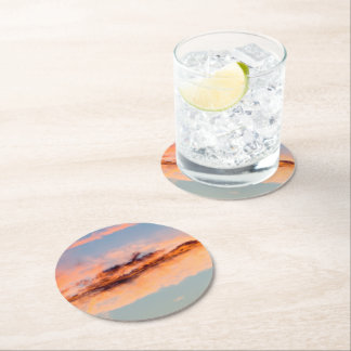 Dessous-de-verre Rond En Papier consommation d'attraction