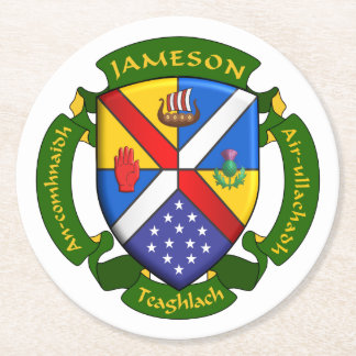 Dessous-de-verre Rond En Papier Coster JamFam-3