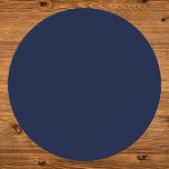 Dessous-de-verre Rond En Papier Couleur solide bleu marine de minuit<br><div class="desc">Découvrez l'élégance de Midnight Navy Blue, un bleu marine captivant qui évoque le mystère serein d'un ciel de minuit et les profondeurs profondes de l'océan. Cette teinte sophistiquée apporte une touche d'énigme et de tranquillité, Parfait pour ajouter un énoncé subtil mais impactable, cette couleur s'intègre harmonieusement dans l'esthétique moderne et...</div>