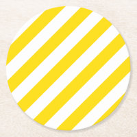 Couleurs élégantes de Modèle rayé blanc jaune
