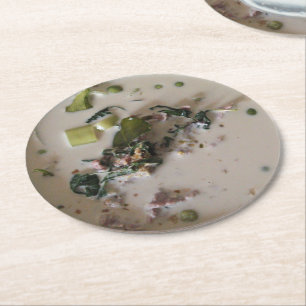 Dessous-de-verre Rond En Papier Curry Vert Thaï [แกงเขียวหวาน] ... Cuisine Asiatiq
