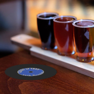 Dessous-de-verre Rond En Papier Customizable, Cute Class reunion coasters