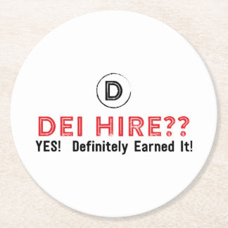 Dessous-de-verre Rond En Papier dessous de verre