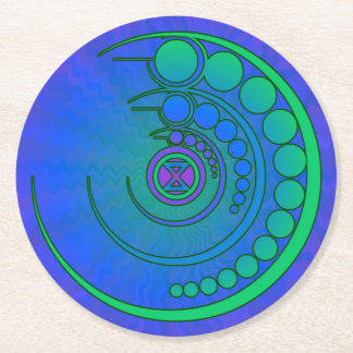 Dessous-de-verre Rond En Papier Dessous de verre Dimension ZYX