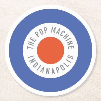 Dessous-de-verre Rond En Papier Dessous de verre du Roundel Party