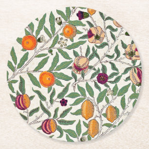 Dessous-de-verre Rond En Papier Dessous-de-verre en papier: WILLIAM MORRIS : POMEG