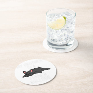 Dessous-de-verre Rond En Papier Dessous de verre en pierre de l'aile de Bulldog| C