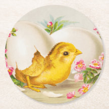 Dessous de verre en verre - Thème de Pâques