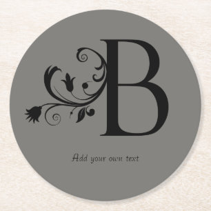 Dessous-de-verre Rond En Papier Dessous de verre jetables ronds