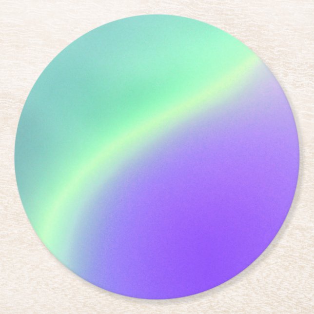 Dessous-de-verre Rond En Papier Dessous de verre Lavande et Livre vert (Devant)