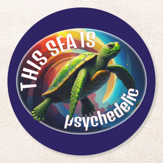 Dessous-de-verre Rond En Papier Dessous de verre papier (Devant)