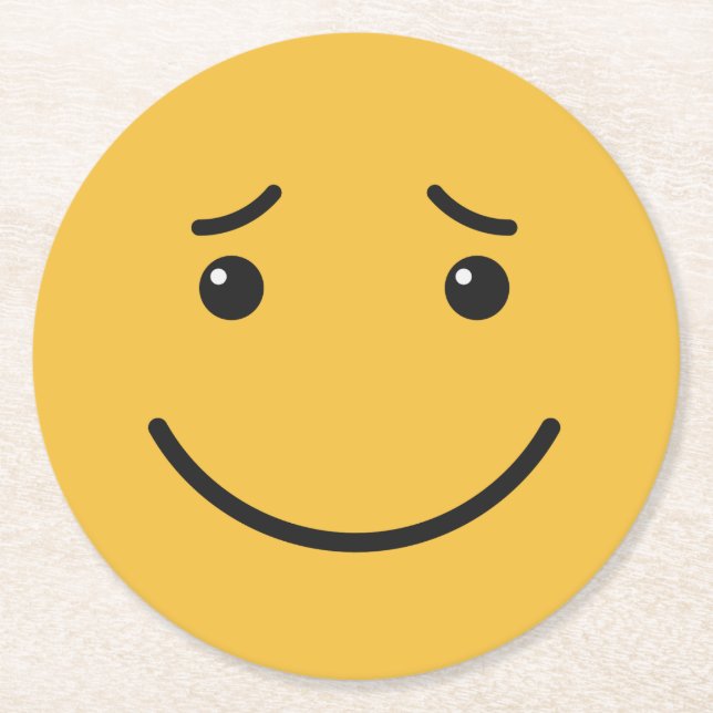 Dessous-de-verre Rond En Papier Dessous de verre papier mignon 6/9 (Devant)