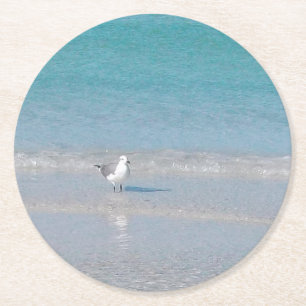 Dessous-de-verre Rond En Papier Dessous de verre papier Seashore