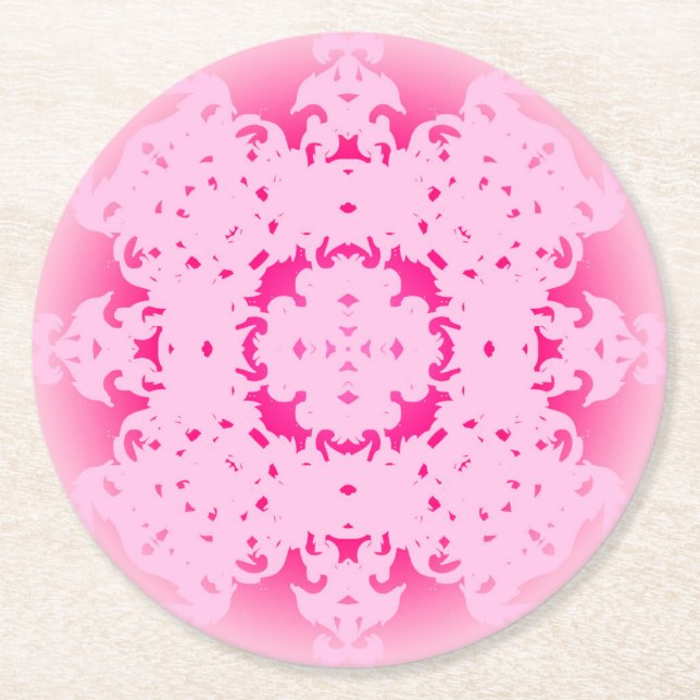 Dessous-de-verre Rond En Papier dessous verre (Devant)