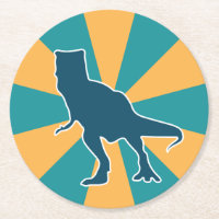 Dinosaure coloré T-rex dessin animal jurassique
