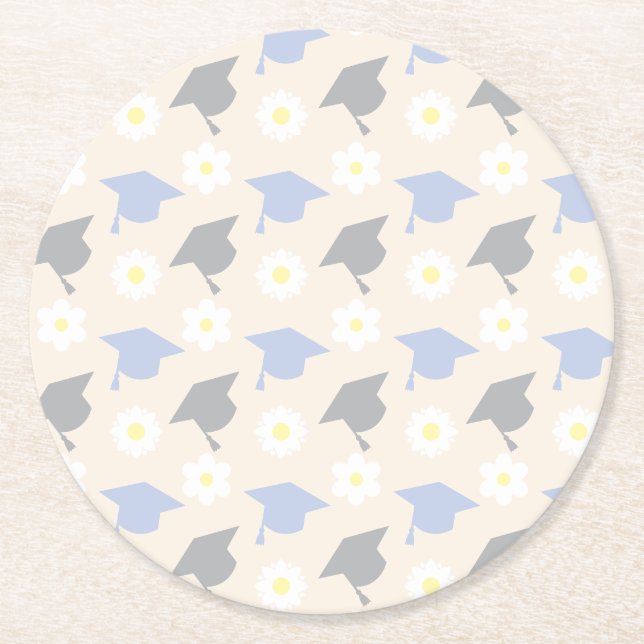 Dessous-de-verre Rond En Papier Diplôme Rétro Pêche (Devant)