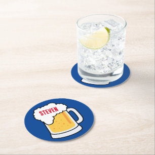 Dessous-de-verre Rond En Papier DO-IT-YOURSELF ! Bière Dessous de verre papier - A