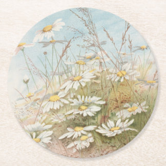 Dessous-de-verre Rond En Papier "Easter Brings the Budding Spring" 