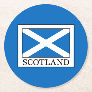 Dessous-de-verre Rond En Papier Écosse