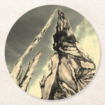 Ensemble élevé de dessous de verre de montagne