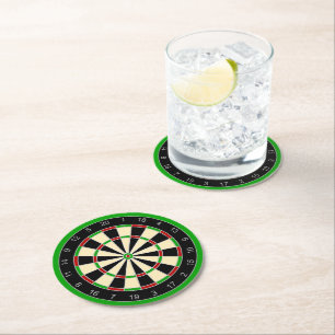Dessous-de-verre Rond En Papier Équipement sportif - Tableau de bord 1