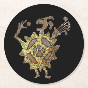 Dessous-de-verre Rond En Papier Esprit de balles de golf perdues, tourte de balle