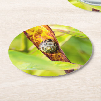 Dessous-de-verre Rond En Papier fixation calme