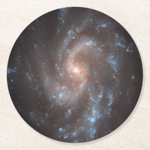 Dessous-de-verre Rond En Papier Galaxie Spirale Ngc 5584