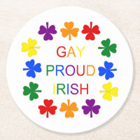 Gay Fier Irlandais LGBT Rainbow Shamrocks
