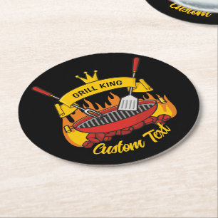 Dessous-de-verre Rond En Papier Grill King