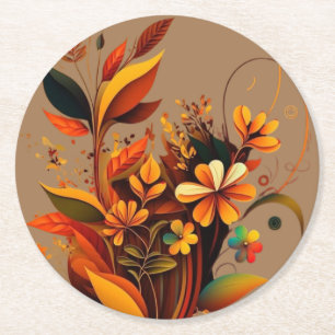 Dessous-de-verre Rond En Papier Invitations mariages et papeterie Enregistrer les 