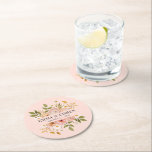 Dessous-de-verre Rond En Papier Joli jardin fleuri faveur de mariage<br><div class="desc">Cette jolie oeuvre florale est transférable à un certain nombre de produits pour faire une belle faveur de mariage personnalisée. DM avec toute demande. Merci d'avoir visité mon magasin Zazzle !</div>