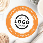 Dessous-de-verre Rond En Papier Logo d'entreprise de marque personnalisée Promotio<br><div class="desc">Créez votre propre dessous de verre personnalisé avec le logo de votre entreprise ou une image personnalisée. Les dessous de verre promotionnels customisés avec votre logo d'entreprise sont parfaits pour les dîners d'entreprise ou tout événement où les dessous de verre de marque seraient idéaux. Si vous avez un restaurant, un...</div>