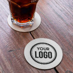 Dessous-de-verre Rond En Papier Logo d'entreprise personnalisé<br><div class="desc">Personnalisez un Dessous de verre avec ce modèle Logo simple et minimaliste,  et faites la promotion de votre entreprise ou de votre entreprise pour augmenter les prospects et générer plus de ventes. Ajoutez votre logo,  Si vous avez besoin d'aide ou d'éléments correspondants,  contactez-moi</div>