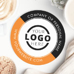 Dessous-de-verre Rond En Papier Logo d'entreprise promotionnel personnalisé de mar<br><div class="desc">Créez votre propre dessous de verre personnalisé avec le logo de votre entreprise ou une image personnalisée. Les dessous de verre promotionnels customisés avec votre logo d'entreprise sont parfaits pour les dîners d'entreprise ou tout événement où les dessous de verre de marque seraient idéaux. Si vous avez un restaurant, un...</div>
