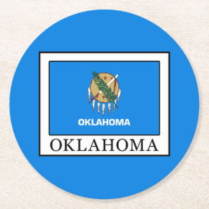 Dessous-de-verre Rond En Papier L'Oklahoma