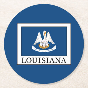 Dessous-de-verre Rond En Papier Louisiane