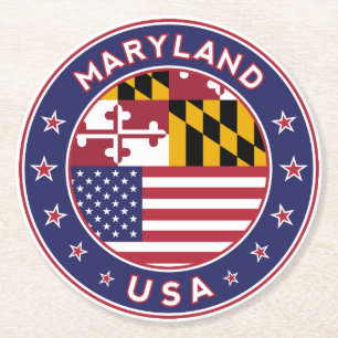 Dessous-de-verre Rond En Papier Maryland