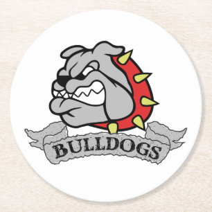 Dessous-de-verre Rond En Papier Mason Bulldogs