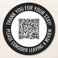 Merci noir et me scanner Code QR promotionnel