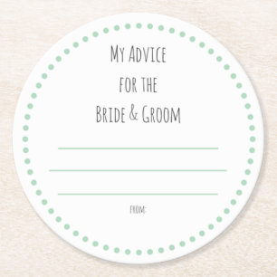 Dessous-de-verre Rond En Papier mes "deux cents "